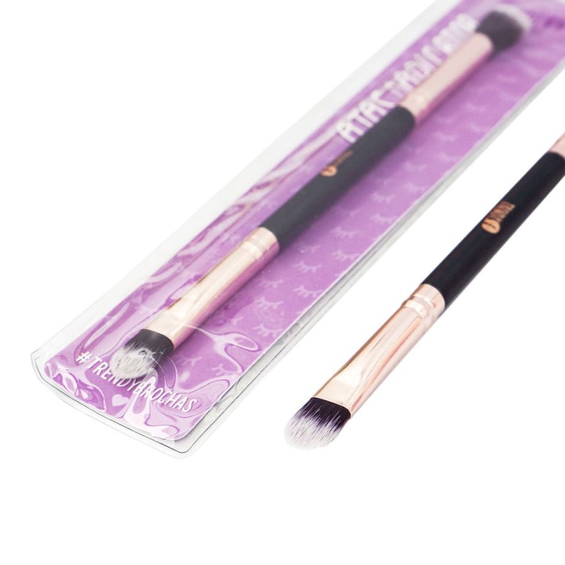 Trendy Dual Pro Brush – Precisión y Difuminado en un Solo Paso Ref Bt08 ✨