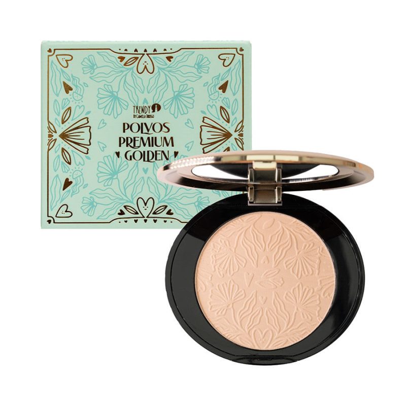 Polvos Compactos Golden – Elegancia y Perfección en Tu Piel ref Pcf2054💖