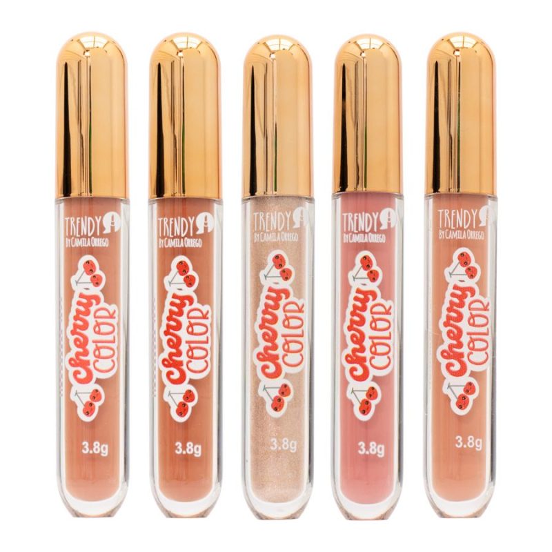 Trendy Cherry Kiss 🍒 – Brillo Labial Hidratante ✨ Ref Bcc1366
