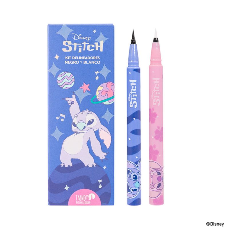 Kit x2 Delineadores Stitch - Precisión y Estilo en un Solo Toque Dy2081 ✨💙
