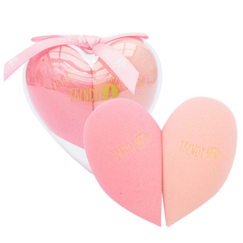 Trendy Corazón – Dúo de Esponjas para Maquillaje 💖Ref Mshg-2