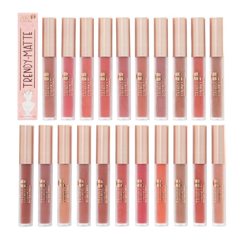 Trendy Labial Matte Profesional LT05 – Color Intenso y Confort Absoluto 💄✨